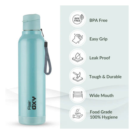 Flair Oxy PP Inner Insulated Water Bottle - 900ml
