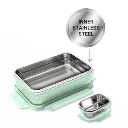 Flair Trendy Dx Large Insulated Stainless Steel Lunch Box
