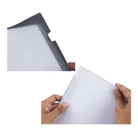 Aarpee A4 Strip Transparent File with Stick - (SF A200WS)