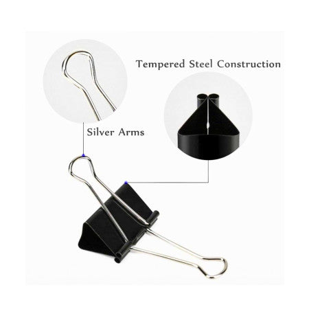Oddy Binder Clips Black - 32mm