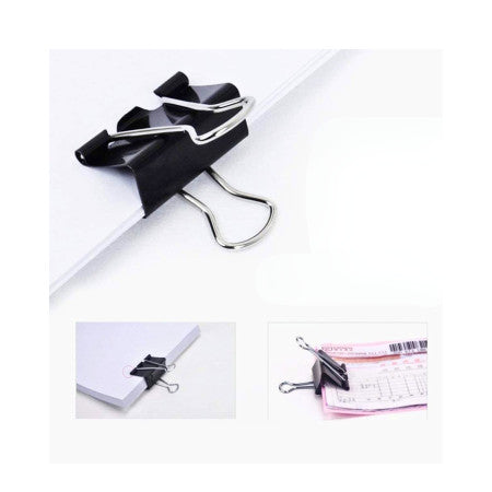 Oddy Binder Clips Black - 25mm