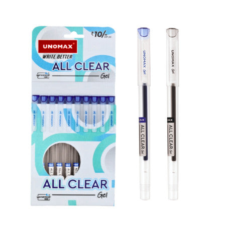 Unomax All Clear Gel Pen