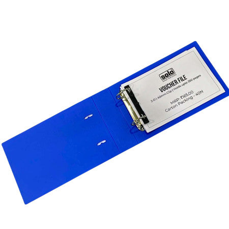 Solo A5 Voucher File with Ring 2-D-Binder D Shape (MK400)