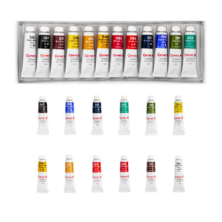 Camel Student Oil Colours 9ml - 12 Shades