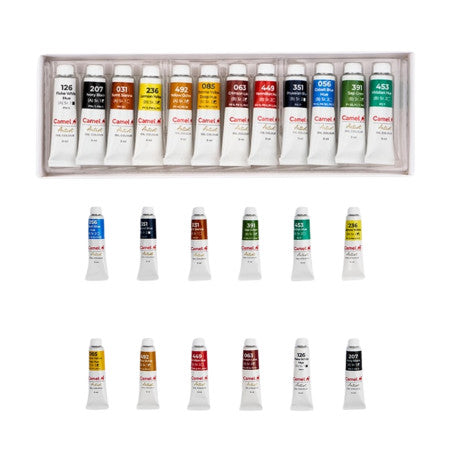 Camel Artist Oil Colours 9ml - 12 Shades