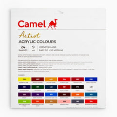 Camel Artist Acrylic Colours 9ml - 14 Shades
