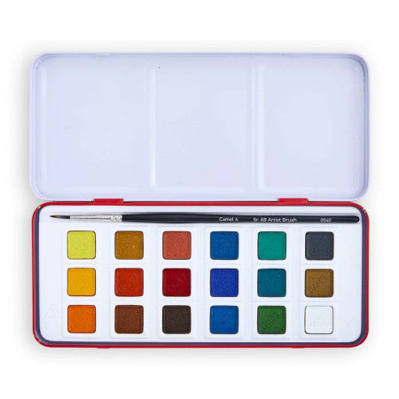 Camel Artist Water Colours Cake - 18 Shades,(c-18)