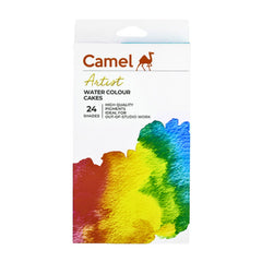 Camel Artist Water Colours Cakes - 24 Shades, C-24