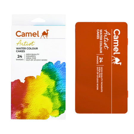 Camel Artist Water Colours Cakes - 24 Shades, C-24