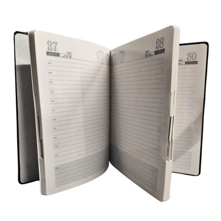 2026 Metro Soft Cover Diary with Magnetic Loop Button 24x18cm - No. 7704