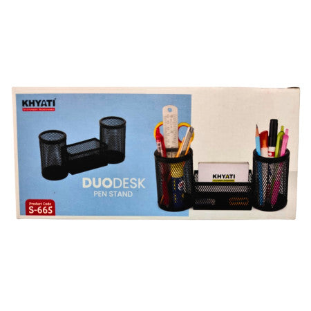 Khyati Duo Desk Pen Stand S665