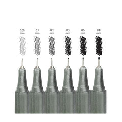 Camel Fine Liner Pens - 6 Pens