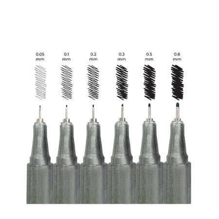 Camel Fine Liner Pens - 6 Pens