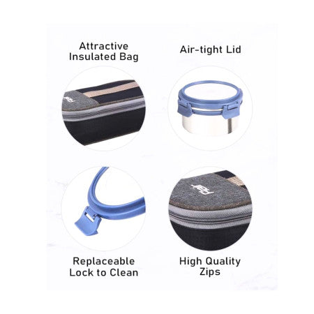 Flair Swift Click Stainless Steel Lunch Box - 320ml