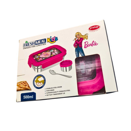 Pratap Fresh Meal Stainless Steel Lunch Box 500ml - (HL-S-23)