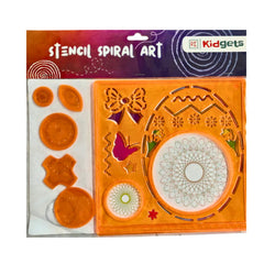 Stencil Spiral Art 18cmX18cm(1201)