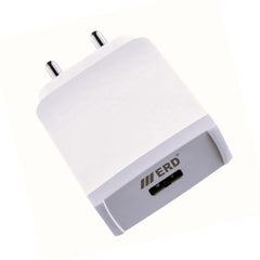 ERD Mobile Charger+Micro USB Chargin Cable (White) TC-31