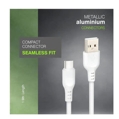 ERD Mobile Charger+Micro USB Chargin Cable (White) TC-31