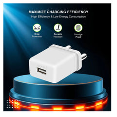 ERD USB-A Mobile Charger Adapter – 12W (White) TC-103