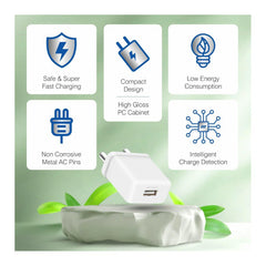 ERD USB-A Mobile Charger Adapter 10W (White) TC-102