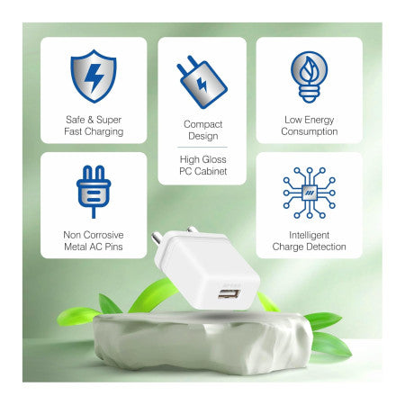 ERD USB-A Mobile Charger Adapter 10W (White) TC-102