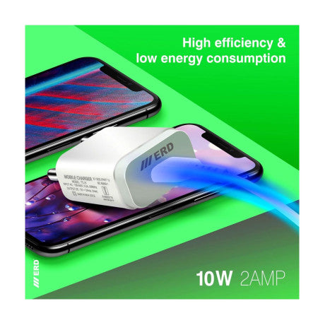 ERD Mobile Charger+Lightning USB (White) TC-21