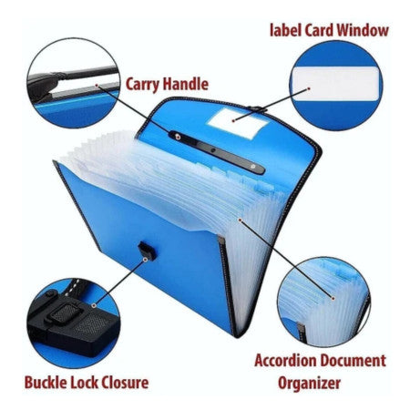 Aarpee FC Expanding Piano Bag - Mix Colours (EF3000)