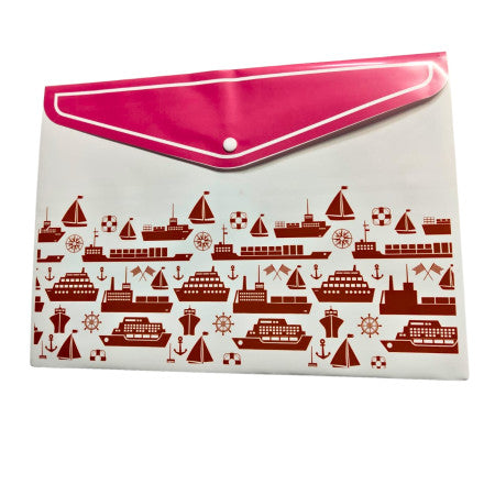 Aarpee FC Document Folder - Ships Print, 0.16 mm, (DPF1671)