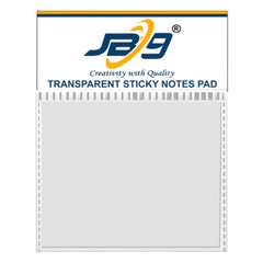 JB9 Transparent Sticky Note Pad - 76x76mm (3x3inch) - T403