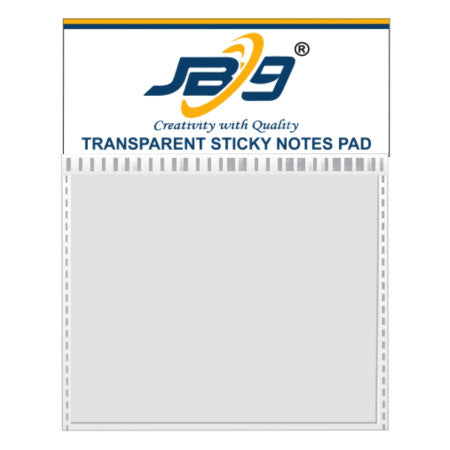 JB9 Transparent Sticky Note Pad - 76x76mm (3x3inch) - T403