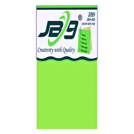 JB9 Sticky Note Pad - 50x75mm (2x3inch) - 402