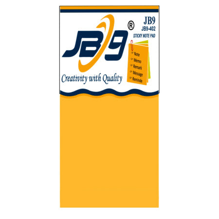 JB9 Sticky Note Pad - 50x75mm (2x3inch) - 402