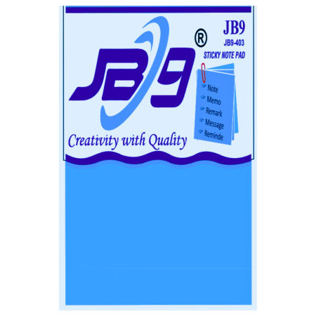 JB9 Sticky Note Pad - 76x76mm (3x3inch) - 403