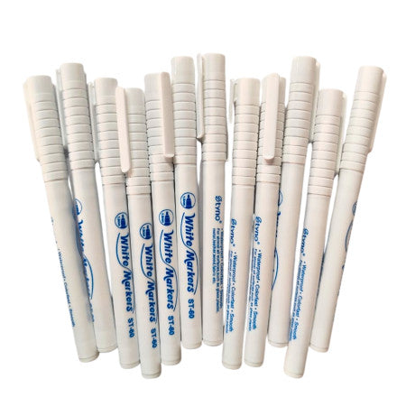 Myly-White Marker Pens (ST-60)