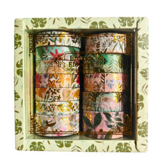 Washi Floral Tape Pack of 12pcs Mix Size - XM-TZ2975
