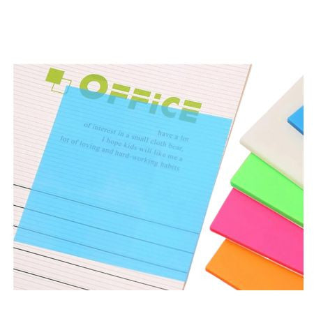 Myly-Semi Transparent Sticky Notes 75mmX75mm (Pack of 50 sheets) (JX689)