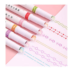 Myly-Liner roller highlighters 6 designs (7008-6)
