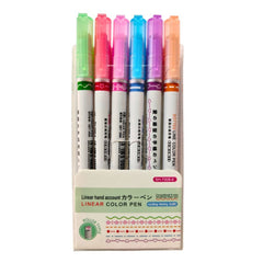 Myly-Liner roller highlighters 6 designs (7008-6)