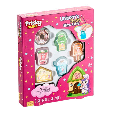 Khyati Unicorn's Magical Slime Cafe 6 Scented Slim - 175g (A-119)