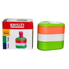 Khyati Tricolour - Triangle Pen Stand S642