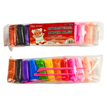 Myly-Multicolor Kids Modelling Super Clay - 12 Shades (1246)
