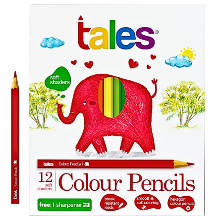 Tales Pencil Colours Small HS - 12 Shade - New