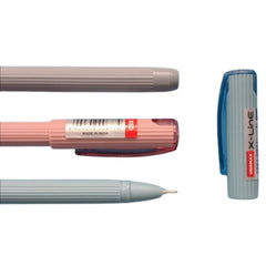 Unomax X-Line ball pen 200 Pcs pack - Assorted free Icetron 900ml bottle 1pcs & Felix ballpen blue 2pcs Worth - Rs.370