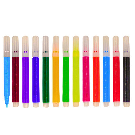 Goldex Dark Line Mini Sketch Pens - 12 Shades