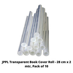 JPPL Transparent Book Cover Roll - 28 cm x 2 mtr