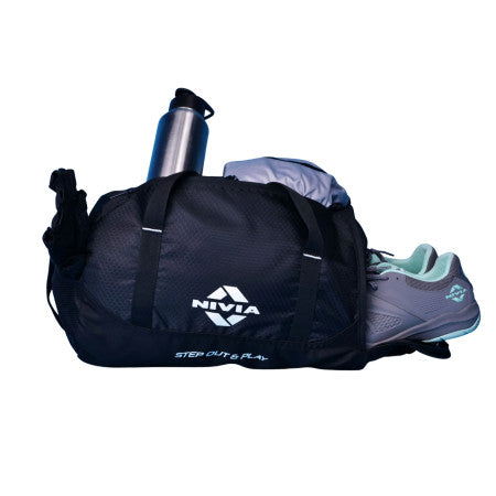 Nivia Beast Gym Bag-4 Black 23 Ltr - (BG-5183BK)