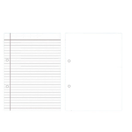 Shree Ajaya Punch Sheet A3 - Single Line Interleaf, Pack of 15 Sheets