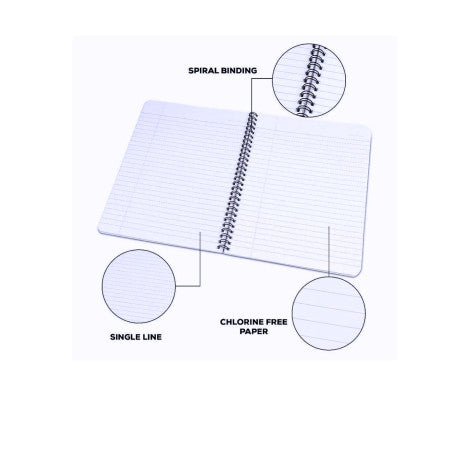 Classmate Pulse 6 Subject Register - Single Line, 506 Pages, 29.7x21 cm (02100166) MRP-290