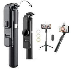 Bluetooth Integrated Selfie Stick with light - Q07(New)