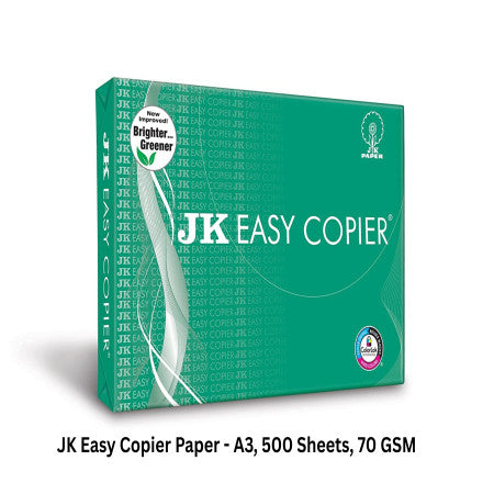 JK Easy Copier Paper - A3, 500 Sheets, 70 GSM, 1 Ream - New